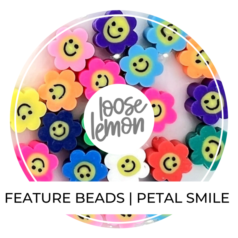 Feature Beads | Petal Smile X 20