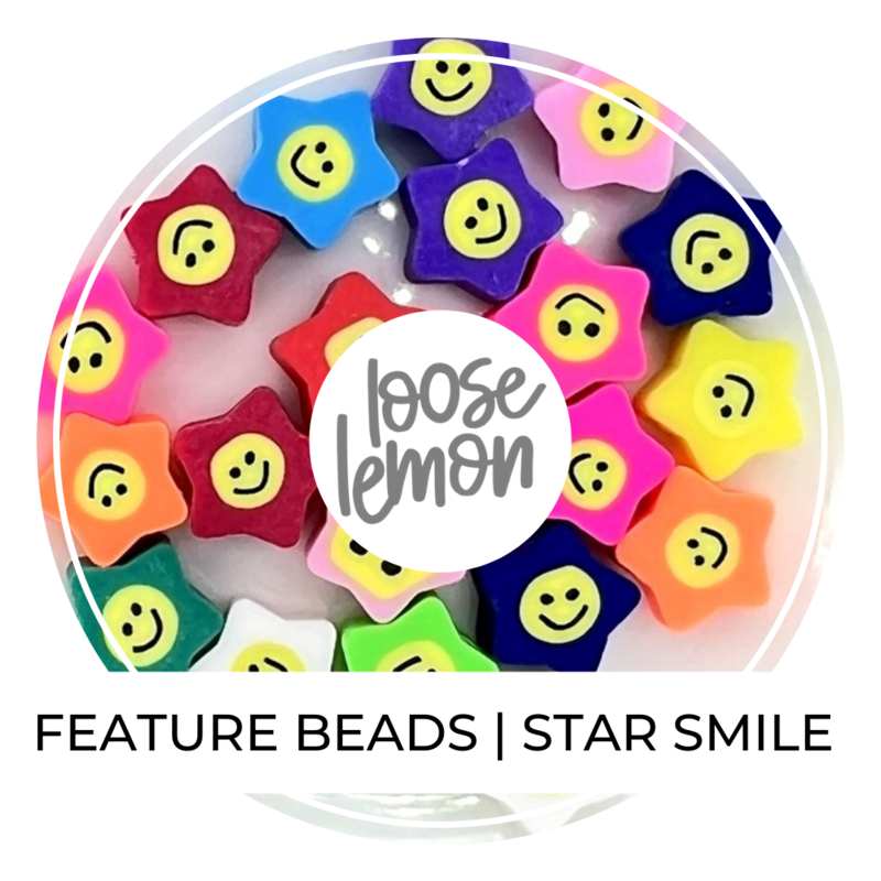 Feature Beads | Star Smile X 20