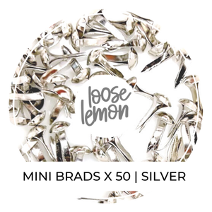 Mini Brads X 50 | Silver