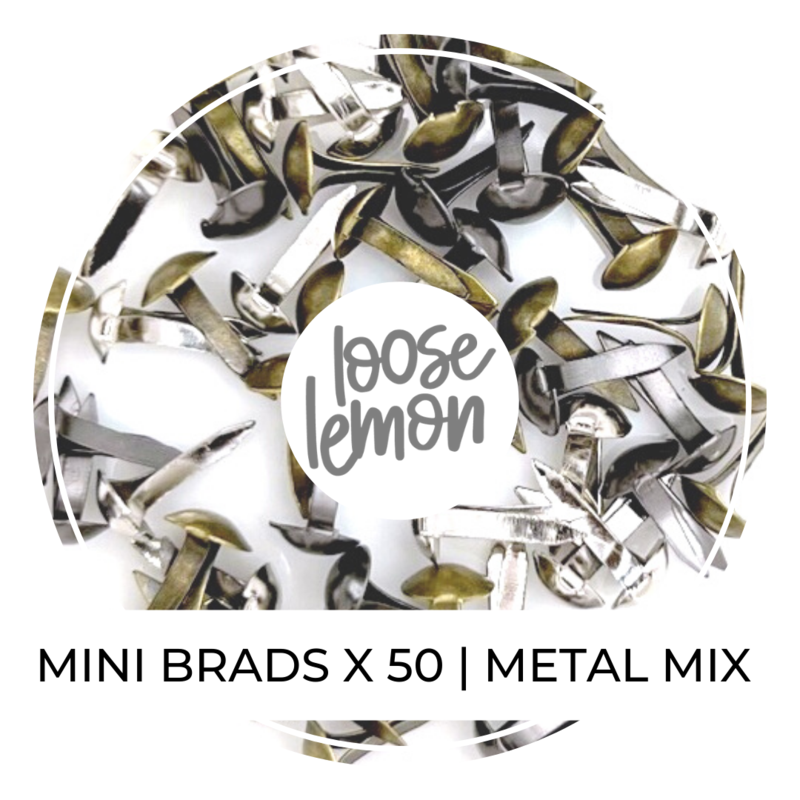 Mini Brads X 50 | Metal Mix