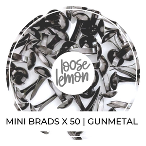Mini Brads X 50 | Gunmetal