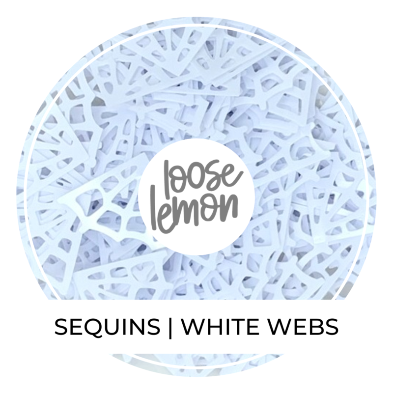 Sequins | White Webs