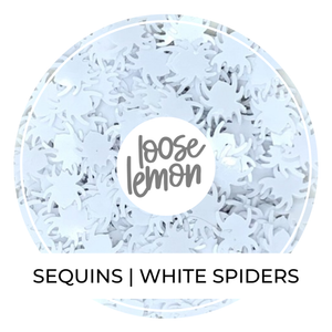 Sequins | White Spiders