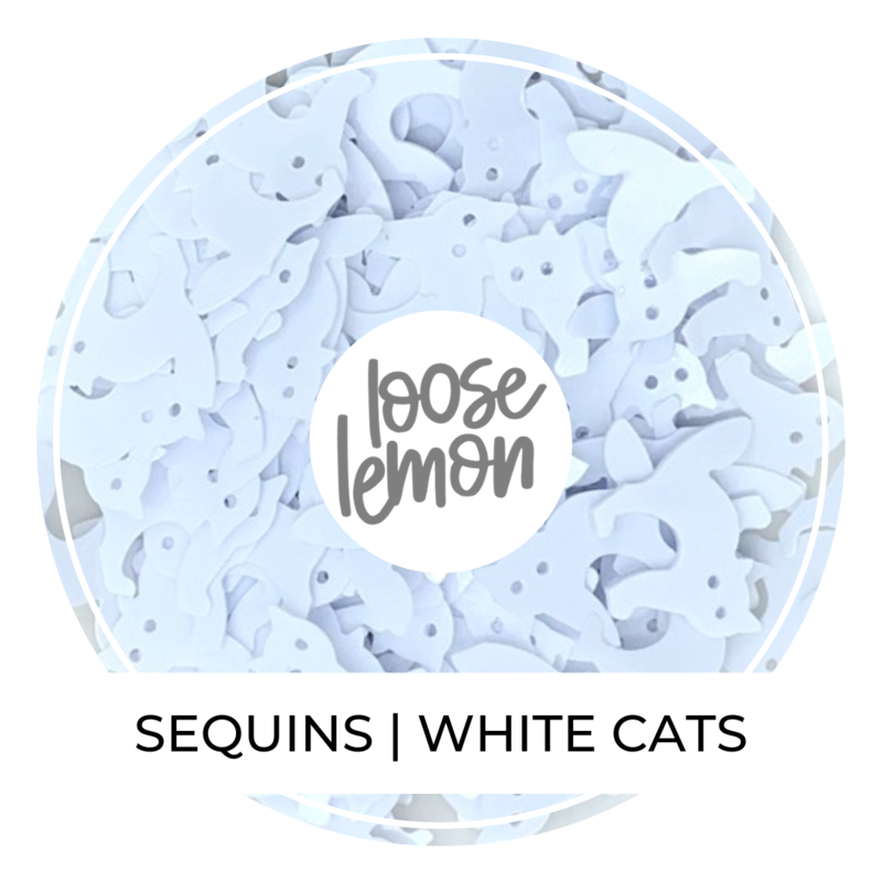 Sequins | White Cats