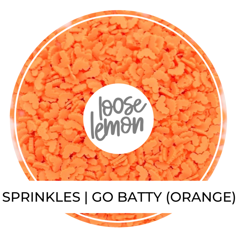 Clay Sprinkles | Go Batty (Orange)