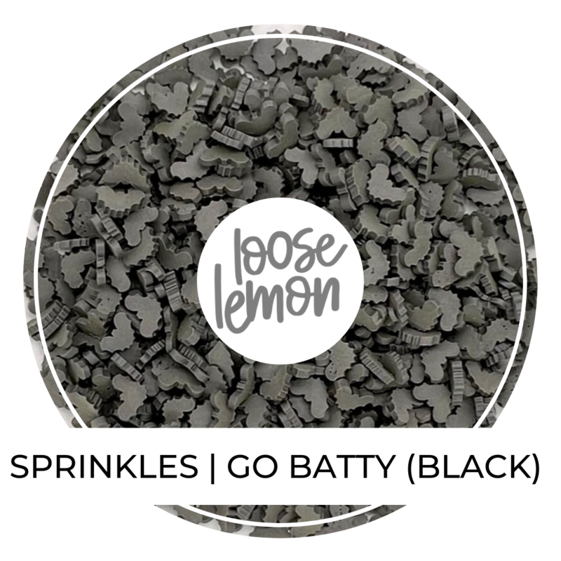Clay Sprinkles | Go Batty (Black)