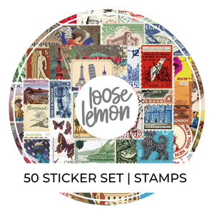 50 Sticker Set | Stamps