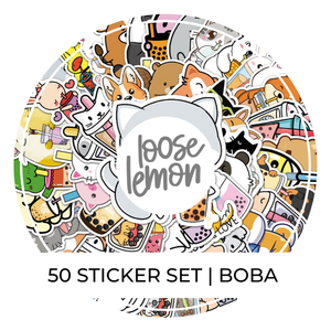 50 Sticker Set | Boba