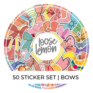 50 Sticker Set | Bows