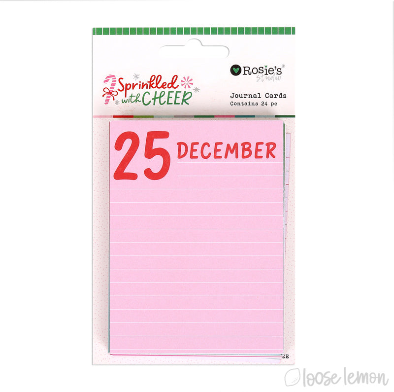 Sprinkled With Cheer |  Journal Cards (24 Pack)