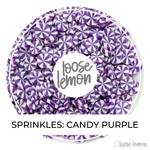 Clay Sprinkles | Candy Purple