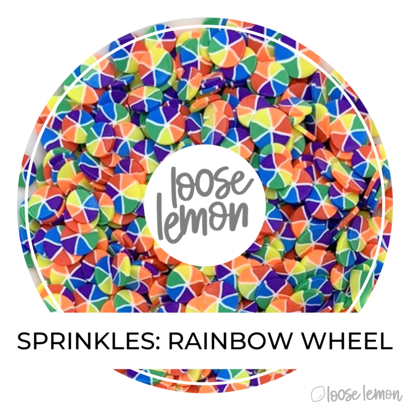 Clay Sprinkles | Rainbow Wheel