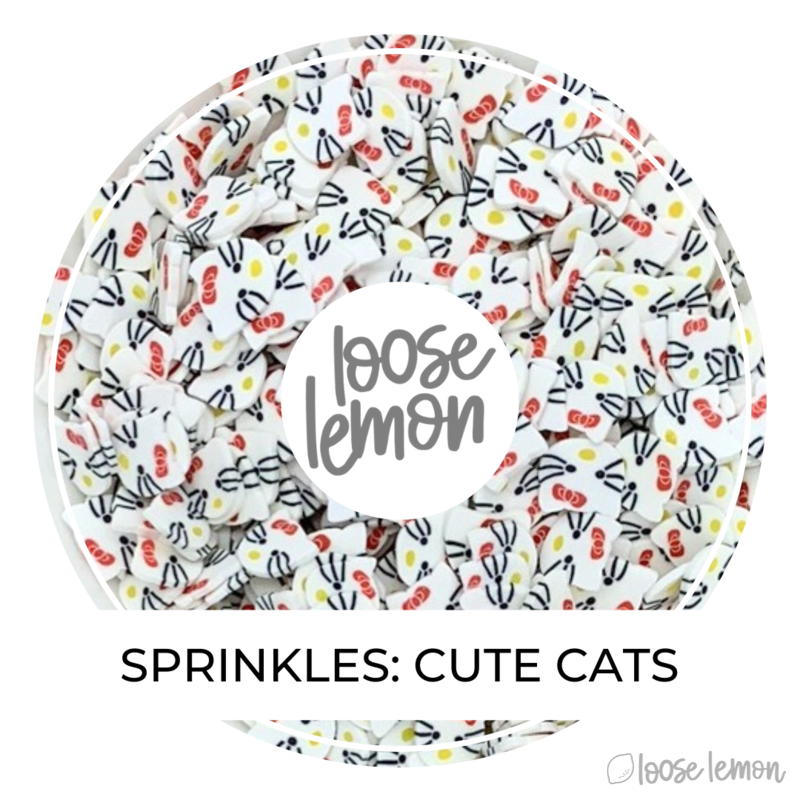 Clay Sprinkles | Cute Cats (Faces)