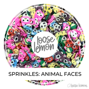 Clay Sprinkles | Animal Faces